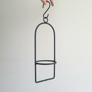 Black Wrought Iron Metal Hanger